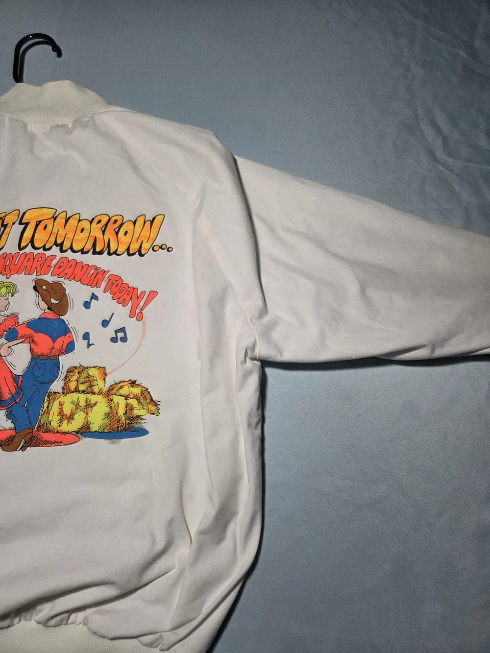 Vintage WestArk USA Coach Jacket M White Graphic